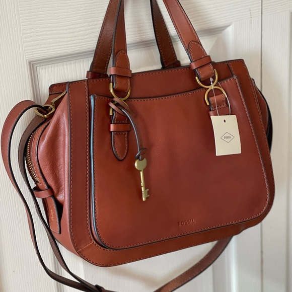 *Sold* Fossil Brooke Satchel, Brown. New. - Picture 5 of 8